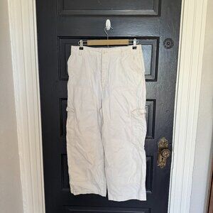 White/Cream Cargo Pants